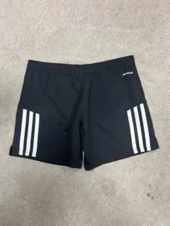 adidas ブラック ハーフパンツ 3本ライン