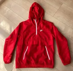 NIKE メンズ フーデッド ウーブンアノラック 赤