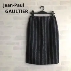 ジャンポールゴルチエ デザインスカート ウール