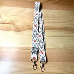 【値下げしました】スマホショルダーストラップ　着物リメイク