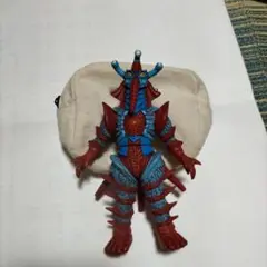 赤と青の怪獣フィギュア