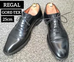 REGAL GORE-TEX 705R ブラック レザービジネスシューズ25cm
