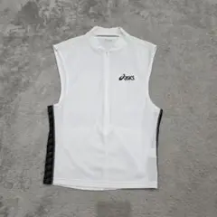 asics　アシックス　トレーニングウェア　L　ホワイト　ノースリーブ