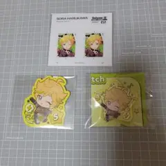 春川宙 "With ThanX" 缶バッジ ステッカー TRIP証明写真