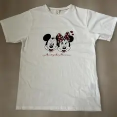 ミッキー＆ミニー プリントTシャツ