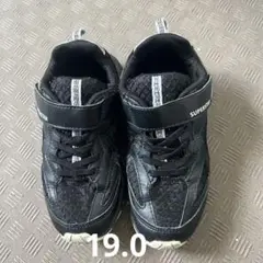 SUPERSTAR ブラック スニーカー　19.0cm EE