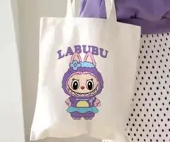 LABUBU キャラクタートートバッグ 35cm x 40cm