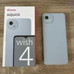 docomo AQUOS wish 4 ブルー 本体