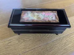 オルゴール昭和レトロフジオルゴールエリーゼのために漆器アクセサリー入れ小物入れ