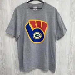 グリーンベイ パッカーズ　ブリュワーズ　Tシャツ　ギルダン　L