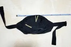 ジュンコシマダ黒 ナイロン ボディバッグ 約30cm x 約15cm