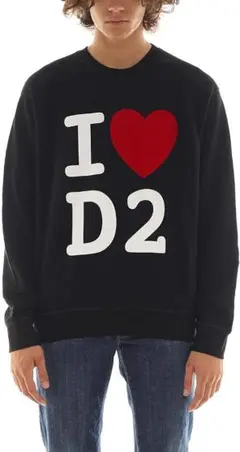 定価6.2万(ディースクエアード)DSQUARED2ハート スウェットXL