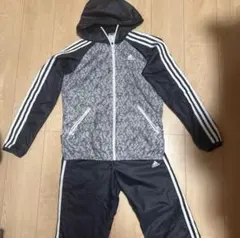 adidas レディース　ウインドブレーカー上下　花柄　黒　裏メッシュ　Ｓ