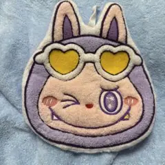 ラブブ ループ付タオル パープル