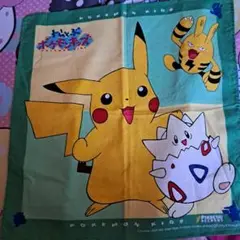 ポケモン　ピカチュウハンカチ