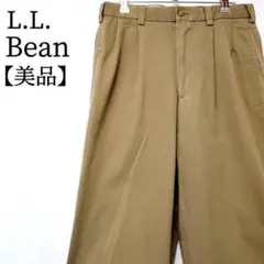 【美品】L.L.Bean　ヴィンテージ　ポケット付　カジュアル　ストレートパンツ