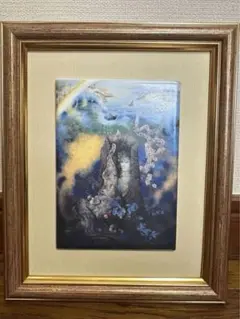 工藤甲人、【草と昆虫】、希少な額装用画集より、新品額装付 Yahoo!オークション - 工藤甲人 【炎立つ】 希少な画集より 新品