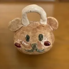 今がチャンス‼️世界に一つ　クマちゃんの土鈴　寂しい時、「笑顔」になれます