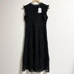 タグ付き未使用　clear 総レース　ノースリーブ　ロングワンピース　清楚　M