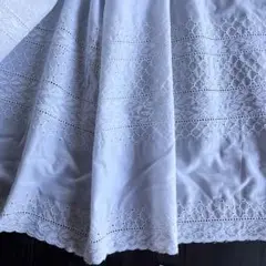カーテンレース刺繍生地 幅57cm 長さ2.4m延長可