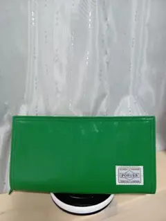 PORTER★軽量長財布、癒し系グリーンカラー、美品★良品