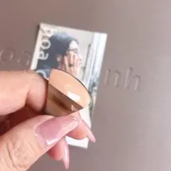 新品未使用 hoa Chanh ホアチャン　バッファローホーン リング