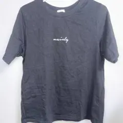 CINEMA CLUB ロゴTシャツ ゆるシンプル　黒　L シネマクラブ