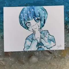 一点物 ギュッてしたい。 オリジナル手描き原画イラストＮｏ．14
