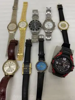 3-2300 メンズ、レディース腕時計9点まとめ