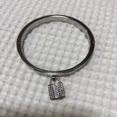 SWAROVSKI スワロフスキー バングル ブレスレット 南京錠
