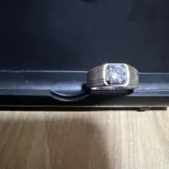 シルバー スクエアカットリング