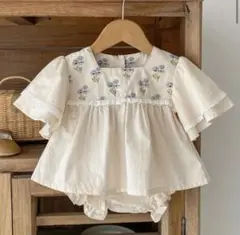 夏服　淡色　上下セット　70サイズ