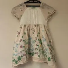ハッカキッズ ワンピース てんとう虫 110