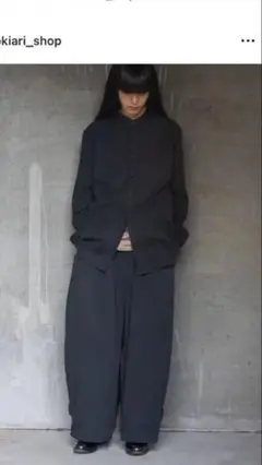 時在服飾設計　袴パンツ　ハカマ　ヨウジヤマモト　スラックス　古着
