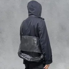 Y's for men Cow Leather Shoulder Bag