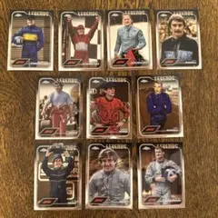 F1 レジェンド　Topps クローム　シューマッハ、セナ、マンセル、プロスト