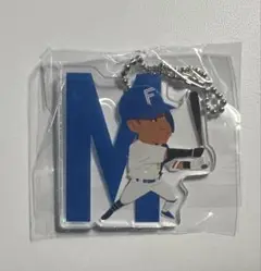 ファイターズビンゴ イニシャルアクリルキーホルダー 万波中正
