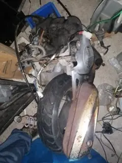 ホンダ　ズーマー　TRS太足エンジンハンガーエンジンシャフト付き scooter-msoul_mf-006600