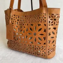 genten ゲンテン トートバッグ カットワーク