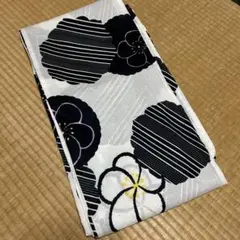 【美品】浴衣 レディース レトロ 花柄 クリー二ングプレス済み