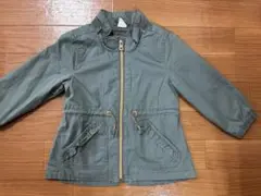 フード付きジャケット カーキ 85cm