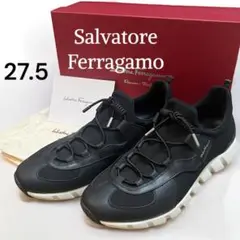 【人気！箱付★極美品】サルバトーレフェラガモ スニーカー ブラック 27.5