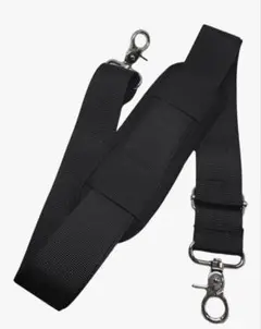 ショルダーベルト 長さ82-152cm 肩パット付き 重さ軽減 黒✩.*˚