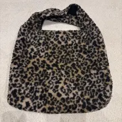 ヒョウ柄トートバッグ