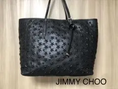 ジミーチュウ JIMMYCHOO スタッズ サシャ トートバッグ レザー レア