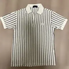 FRED PERRY ストライプ ポロシャツ S