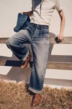 Lee【101 100周年】RIDERS WIDE REGULARPANTS L