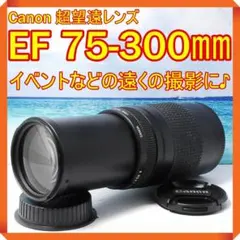❤遠くの撮影に!❤ キヤノン 望遠レンズ EF75-300mm Canon