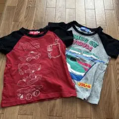 トミカ　プラレール　Tシャツ2枚セット