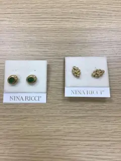 【OY】NINA RICCI ニナリッチ　ピアス　2つセット